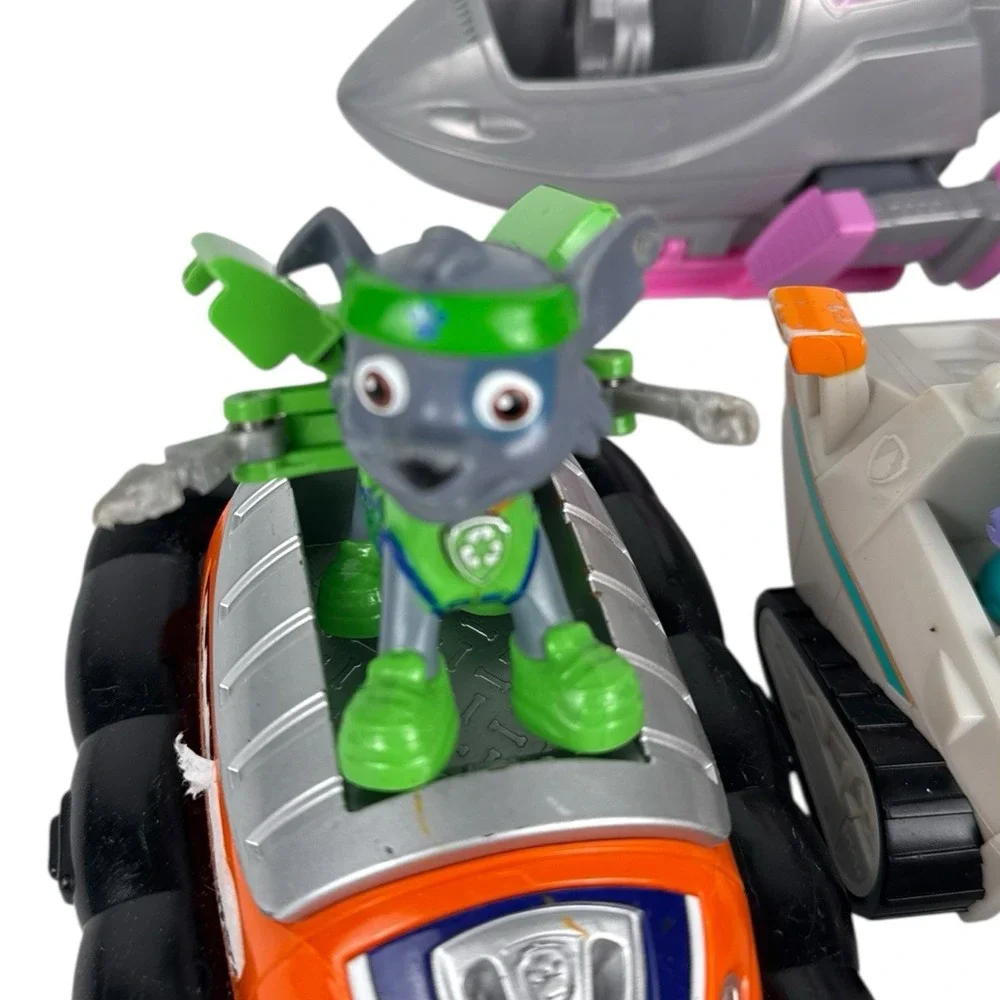 Paw Patrol Toy Lot‎ Figures Vehicles Skye Chase Rocky Everest Bundle AS IS E72Q